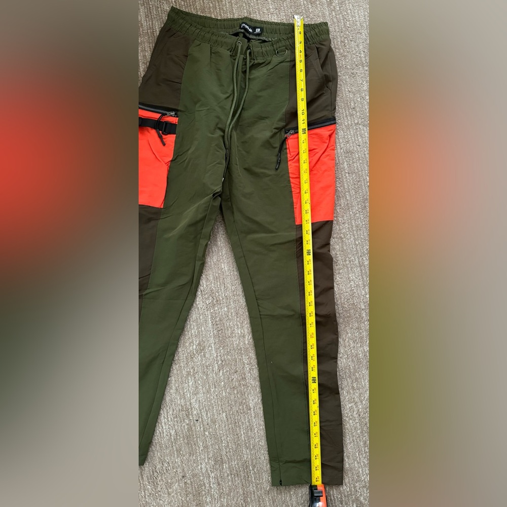 Olive & Orange Tactical Track Jogger Pants - Picture 5 of 6